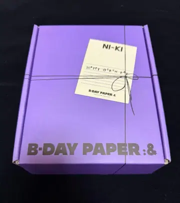 ENHYPEN 니키 B DAY PAPER 생일