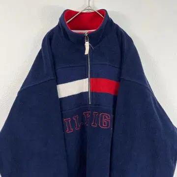 USA 구제 의류 90s tommy hilfiger 하프 지퍼 플리스