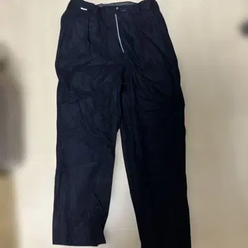 papas 슬랙스 네이비 울 M 사이즈