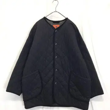 URCH RNA : J2107 퀼팅 빅 자켓 M 블랙