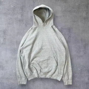 00s 길단 블랭크 후드 맨투맨 그레이 L
