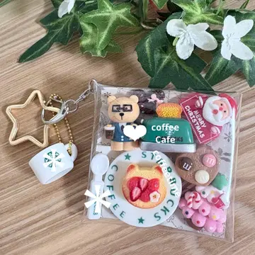 가챠 파우치 크리스마스 CafeTime 곰돌이