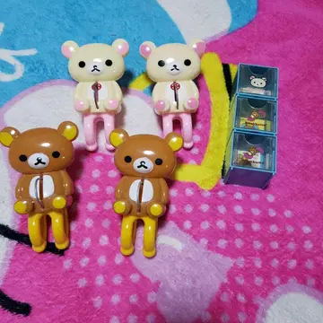 리락쿠마 다이컷 세탁집게와 소품함 세트