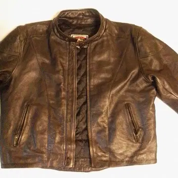 RIVER ROAD 블랙 가죽 자켓 50