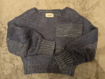 snidel 다크 블루 긴팔 니트