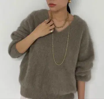 LOUNGEDRESS FUR 캐시미어 V 니트