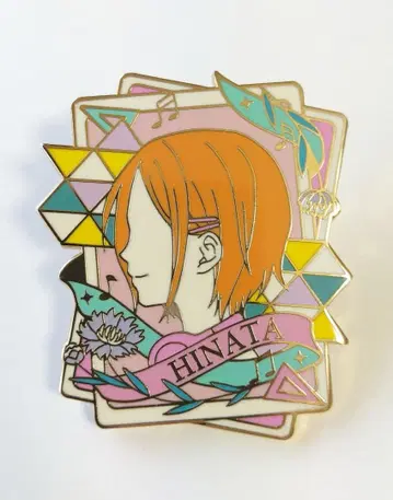 앙스타 중국 한정판 옆얼굴 브로치 아오이 히나타