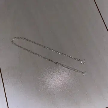 실버 체인 팔찌 약 20cm