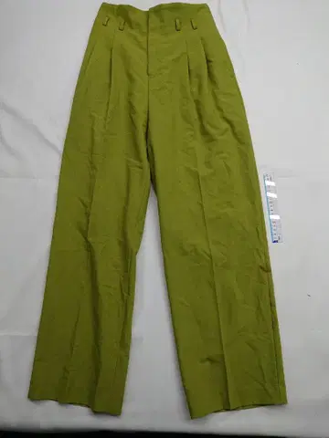 아메리 하이웨스트 와이드 팬츠 올리브 계열 M 여성용