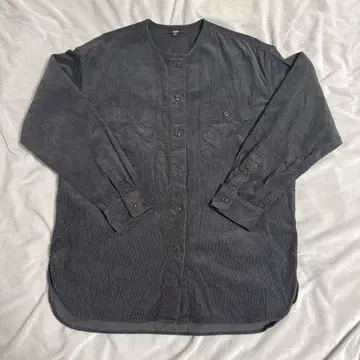 UNIQLO 코듀로이 롱 셔츠 자켓 M 사이즈