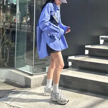 CIAOPANIC TYPY 루즈 실루엣 레귤러 카라 모듬 셔츠 L