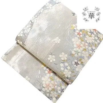 940 화 후쿠로 오비 꽃 벚꽃 은