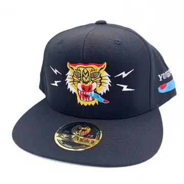 [부틱 자시구키] 한정판 손가락 타이거 짱 캡 블랙