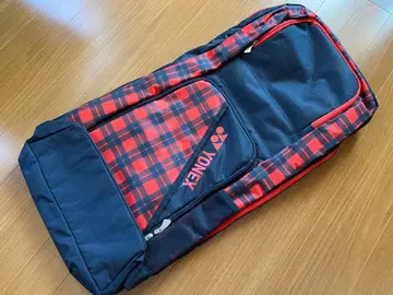 YONEX 요넥스 체크 무늬 라켓 백팩