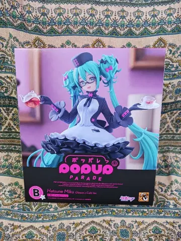 popup 팝파레 하츠네 미쿠 안경 카페Ver. 피규어