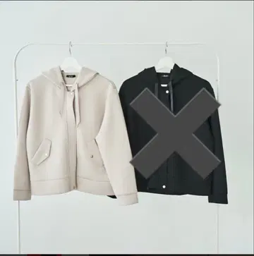 시마무라 레이나 호시 후드 부착 자켓 LL 베이지