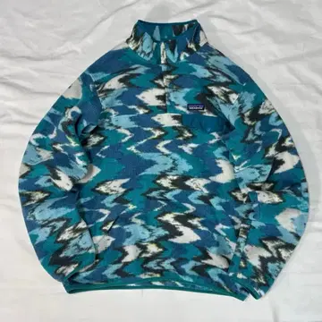 patagonia 신틸라 플리스 스냅T 올 패턴 네이티브 무늬 L