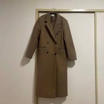 롱 코트 브라운 한국