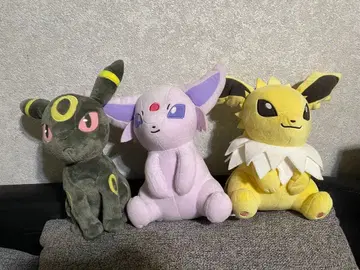 이브이 진화계 봉제 인형 3개 세트