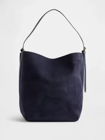 비건 스웨이드 버킷 백