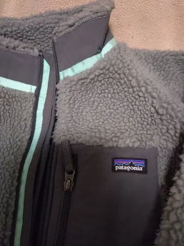 patagonia 레트로X 키즈 사이즈 XL 플리스 자켓 그레이