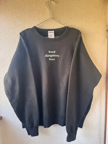 Good #Hangoverz Days XL 블랙 맨투맨
