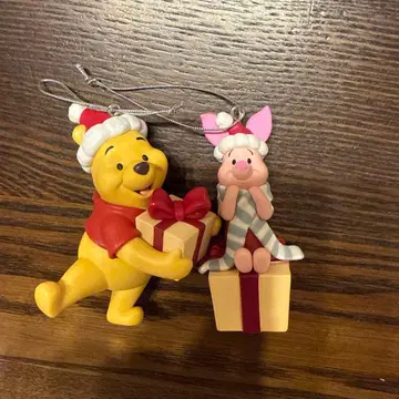 곰돌이 푸 피글렛 크리스마스 피규어
