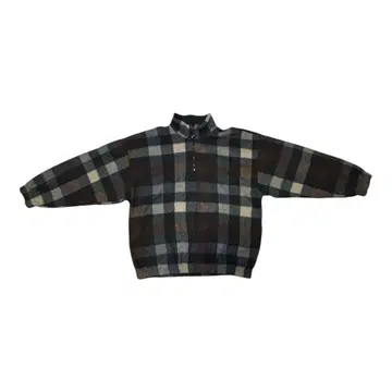 SNOW FLEECE BUGLE BOY 체크 무늬 플리스 자켓