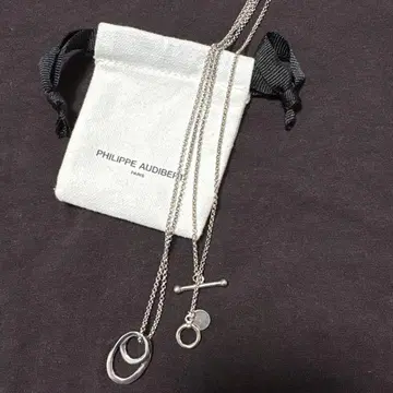 필립 오디베일 오벌 디자인 목걸이