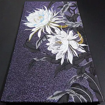 일품 새상품 니시진 비단 후쿠로 오비 [면심 재단 포함] 월하미인