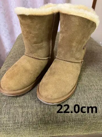 새상품급 emu 베이지 어그 부츠 22cm