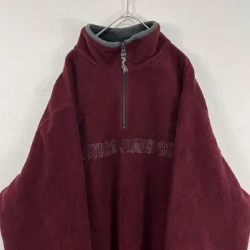 USA 제조 00s y2k nautica 하프 지퍼 플리스 자켓