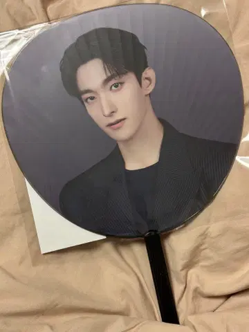 K-POP 부채 인물 사진 약 30cm