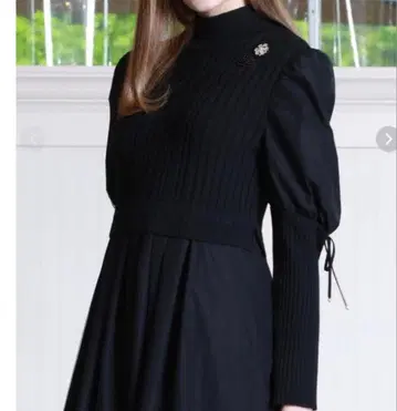 2024 AW 슈퍼 뷰티 니트 베스트 레이어드 스타일 원피스 44