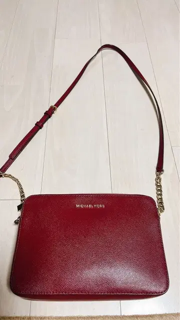 MICHAEL KORS 레드 숄더백