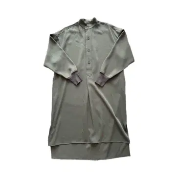 HYKE 하이크 밴드 카라 셔츠 원피스 올리브 사이즈 2