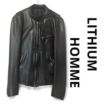 LITHIUM HOMME 싱글 가죽 라이더스 44 LH22-0104