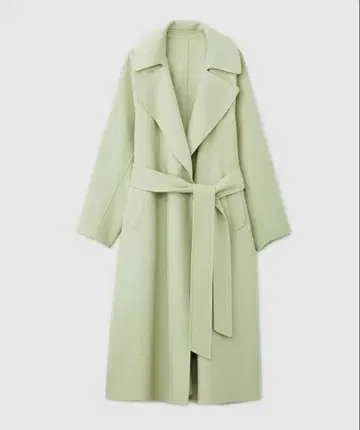 로페 램스울 리버 롱 코트