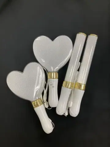 하트 응원봉 2개와 응원봉 2개 세트