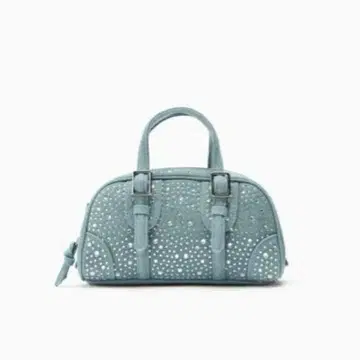 ZARA 큐빅 버클 데님 백