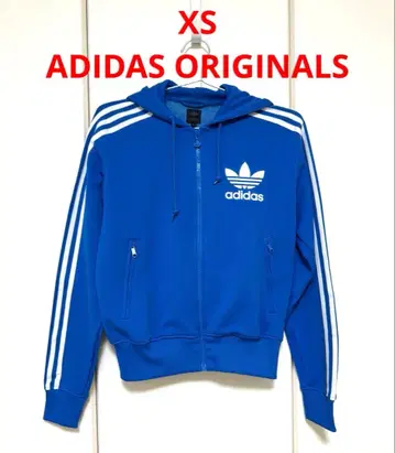 XS ADIDAS ORIGINALS 파랑 후드티