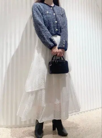 25SS 시어 캉캉 스커트 SNIDEL 스나이델