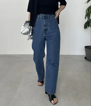 카프리슈 마쥬 13oz 하이웨스트 스트레이트 데님 38