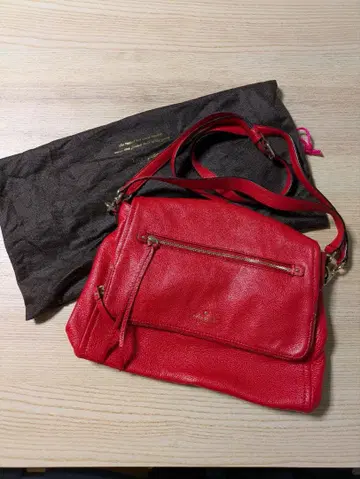 케이트 스페이드 레드 핸드백 겸 숄더백 수납 가방 포함