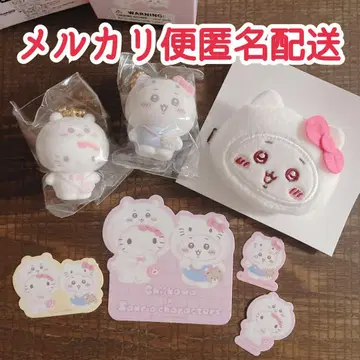 시크릿 플로키 마스코트 참 헤어 클립 치이카와 (먼작귀) 헬로키티