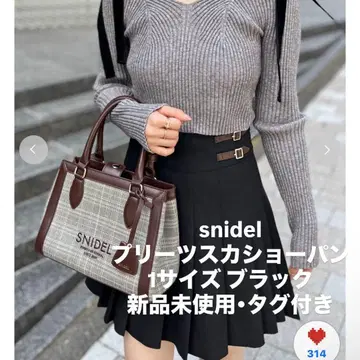 snidel 플리츠 스카쇼팬