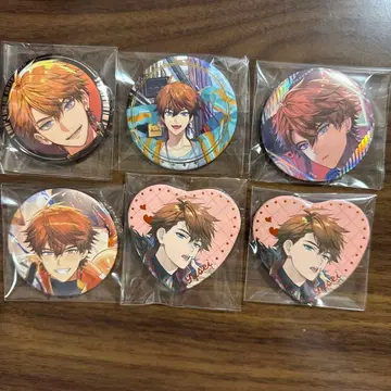 니지산지 키타미 유세이 캔뱃지 6개 세트