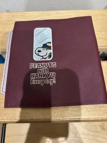 미사용 새상품 레어 한큐 기차 스누피 콜라보 북커버 2017년