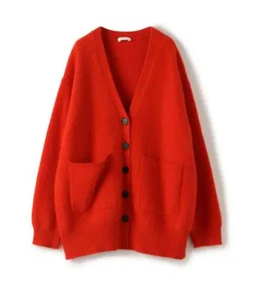 플러피 얀 V넥 가디건 투모로우랜드 ballsey