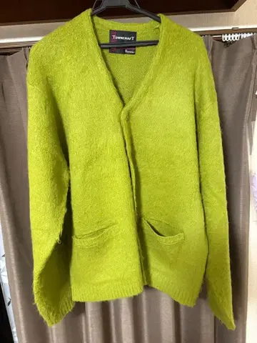 Towncraft 라임 그린 가디건